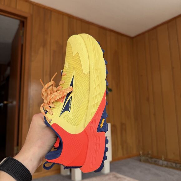 Altra Womens Timp 5 AL0A85P6760 Yellow/Red Running Shoes Sneaker Women’s Sz 7.5 - Picture 3 of 15